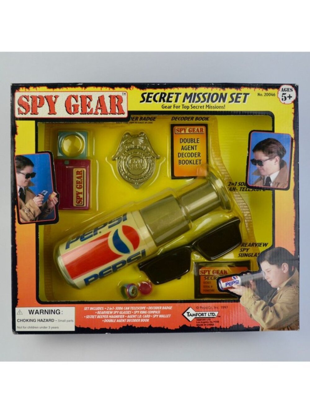 Spy Gear Secret Mission Set Pepsi 1997 Vintage New - Picture 1 of 5